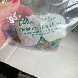 Duncan Doves lights for large ceramic tree. Approximately 130 pieces
